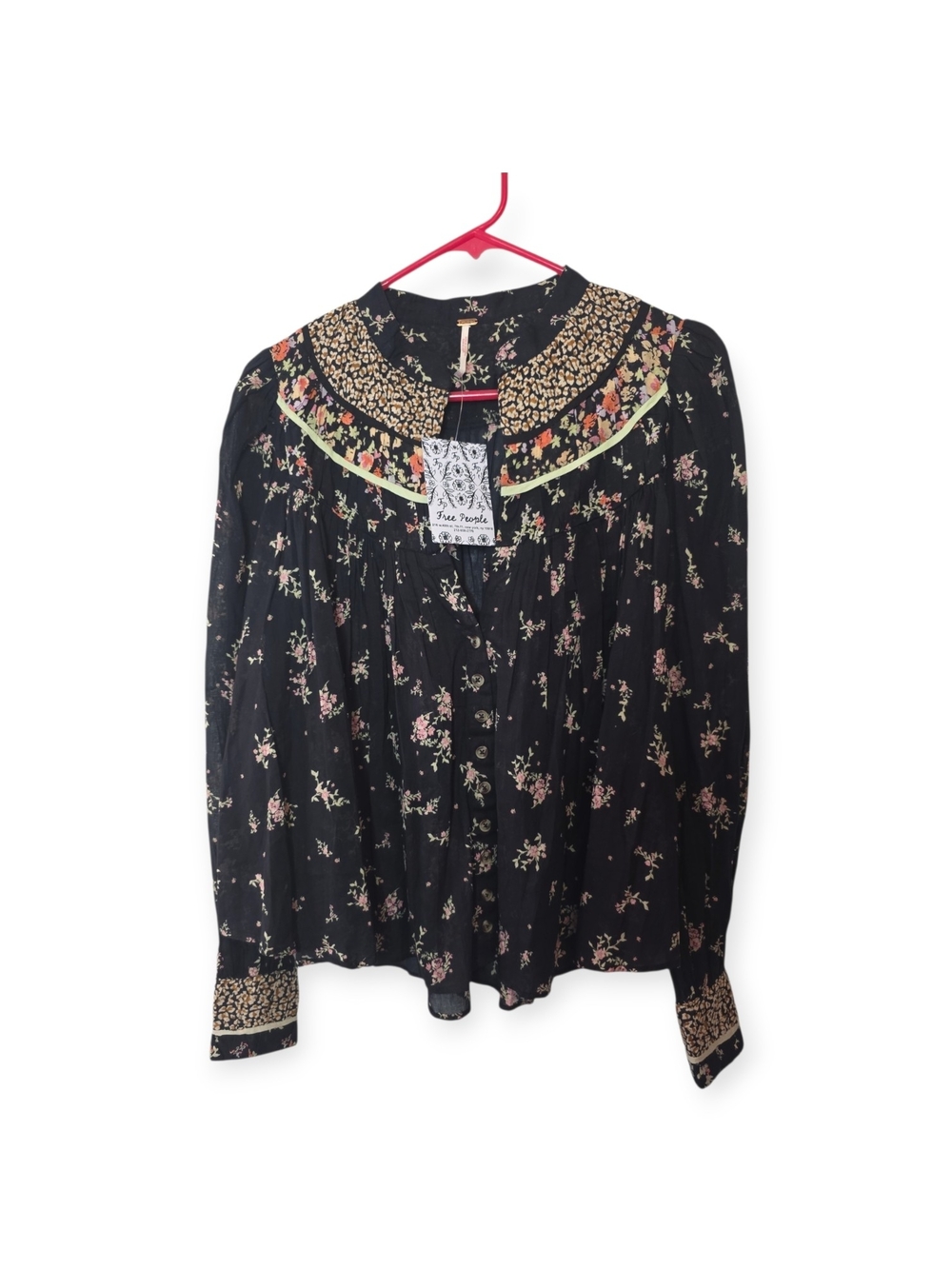 Women's NWT Free People Paloma button-up blouse, size XS